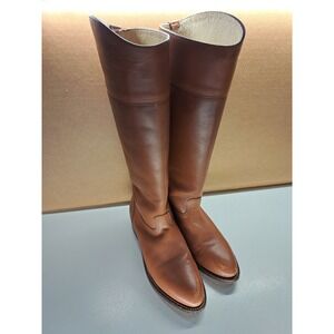 Frye Campus Riding Biker Tall Boots Brown Saddle Sz 6.5 AA 6585 Made In USA